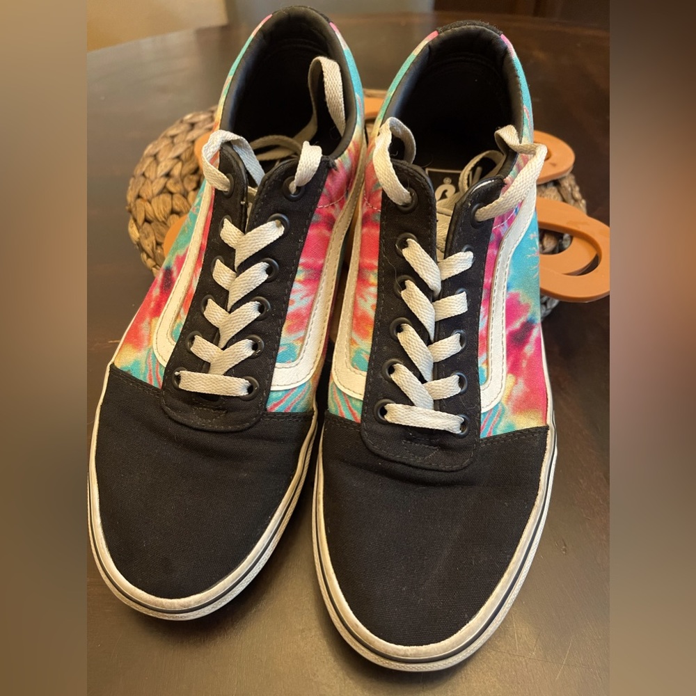 Vans Old Skool Rainbow Tie Dye Womens Various Sizes